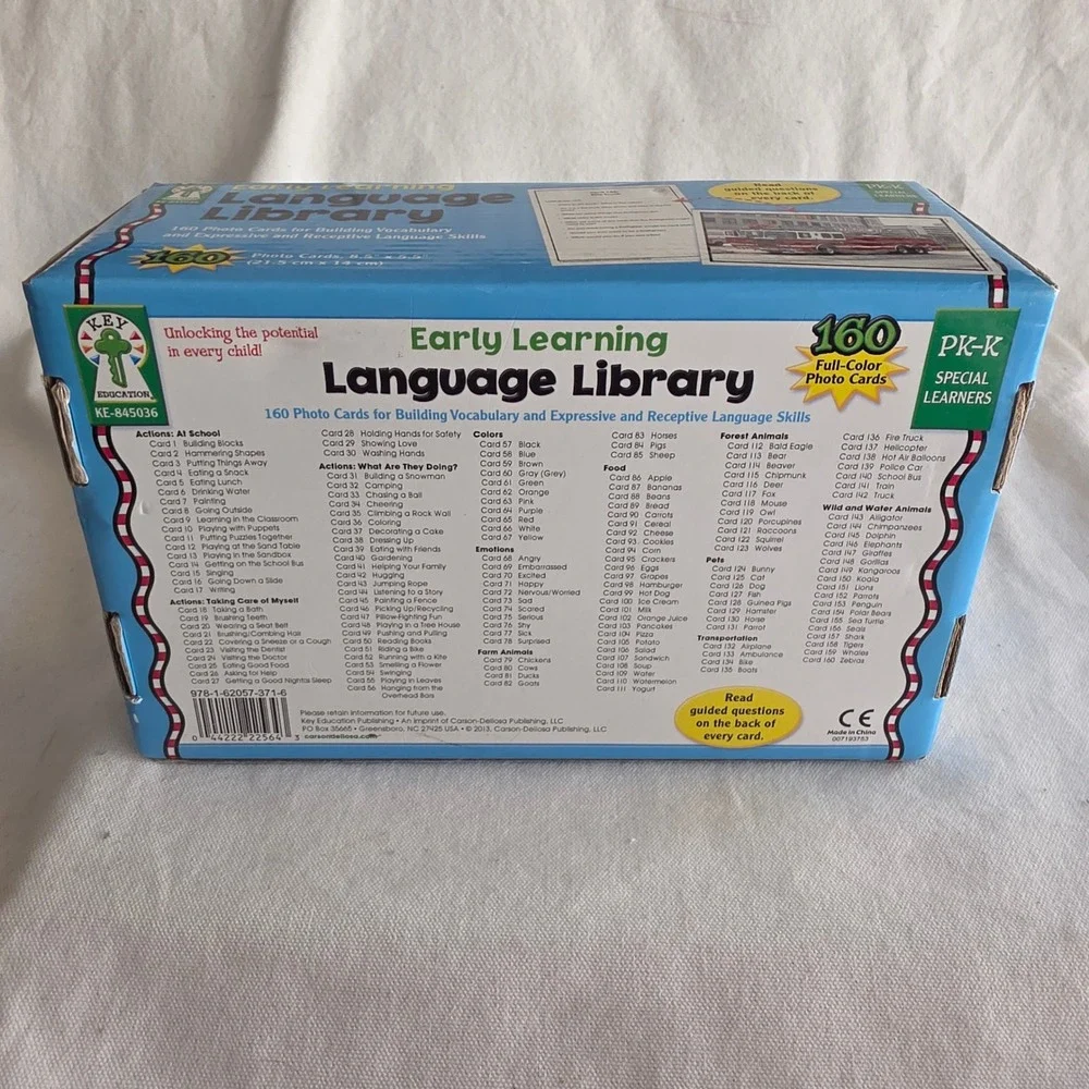 Speech Therapy Lot of 3: Language Library, Positions Match Me Game & Why Connect